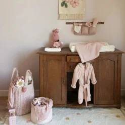 Little Dutch Storage basket XL - Pink - Fairy Floral
