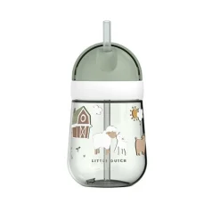 Little Dutch Straw cup - Green - Little Farm New