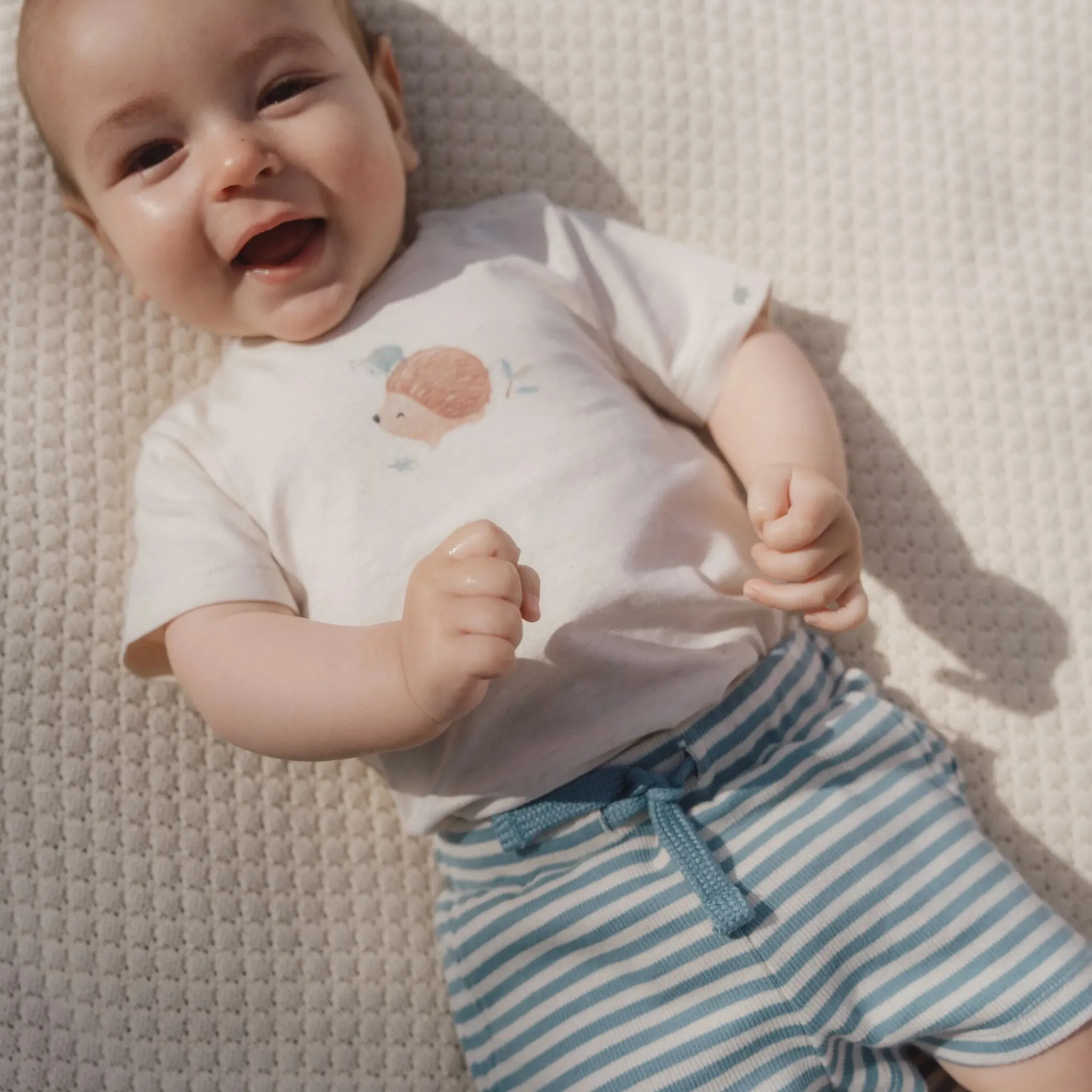 Little Dutch Striped shorts - Blue Sale