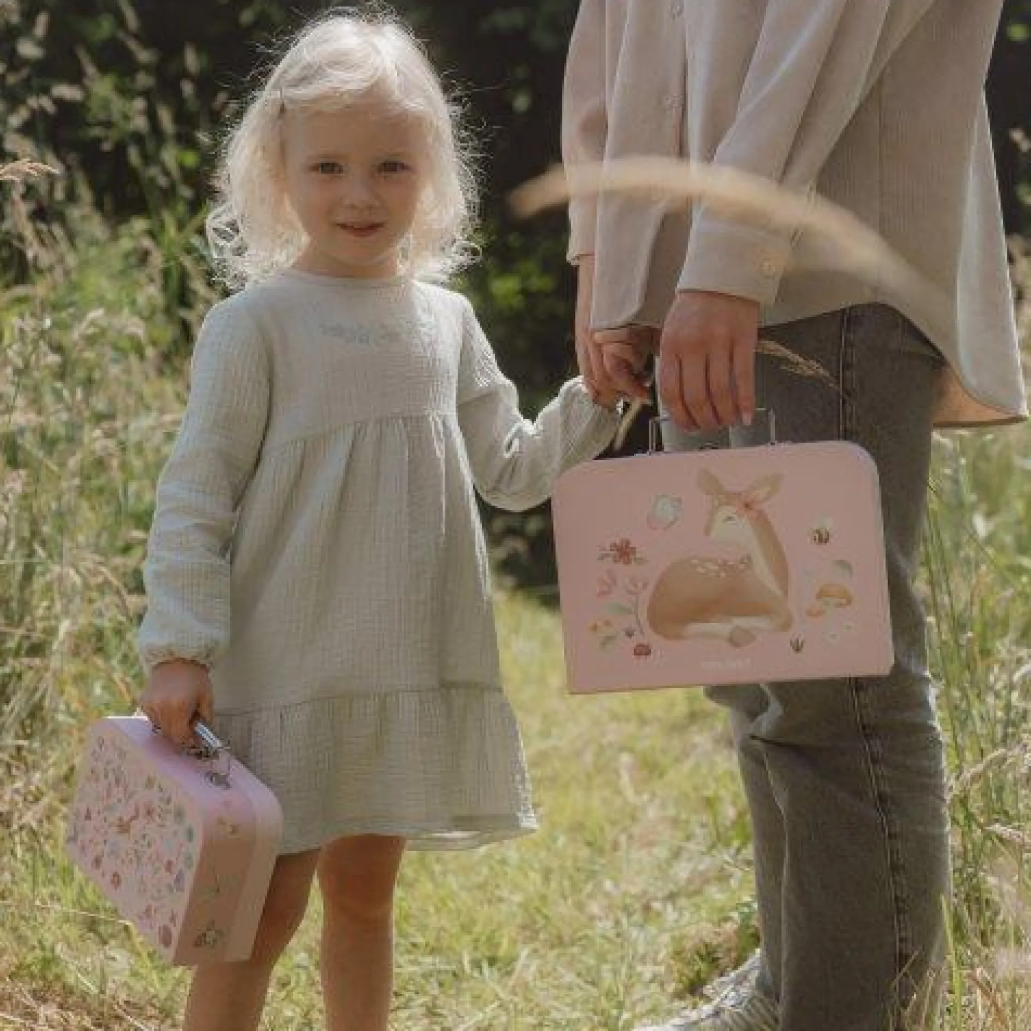 Little Dutch Suitcase - Pink - Fairy Garden