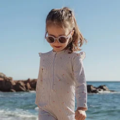 Little Dutch Sunglasses - Purple - Stripes Clearance