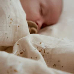 Little Dutch Swaddle - Beige - 120 cm - Newborn Naturals - Little Goose Online