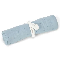 Little Dutch Swaddle - Blue - 120 cm - Essentials Online