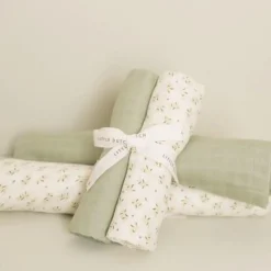 Little Dutch Swaddle - Green - Essentials - Blueberry Leaves Sale