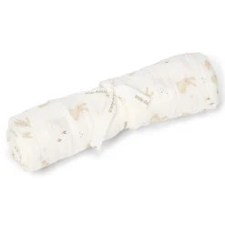 Little Dutch Swaddle - White - 120 cm - Newborn Naturals - Baby Bunny Online