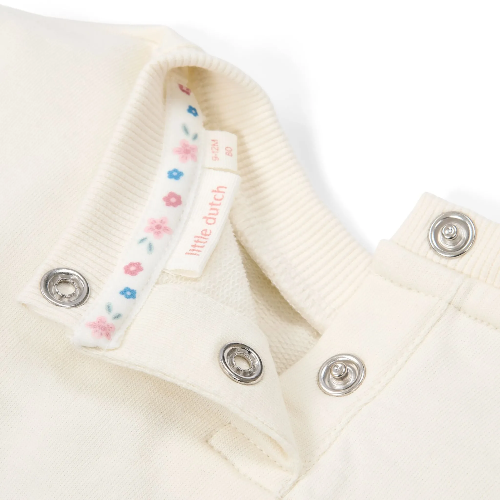 Little Dutch Sweater - White - Floral Print New