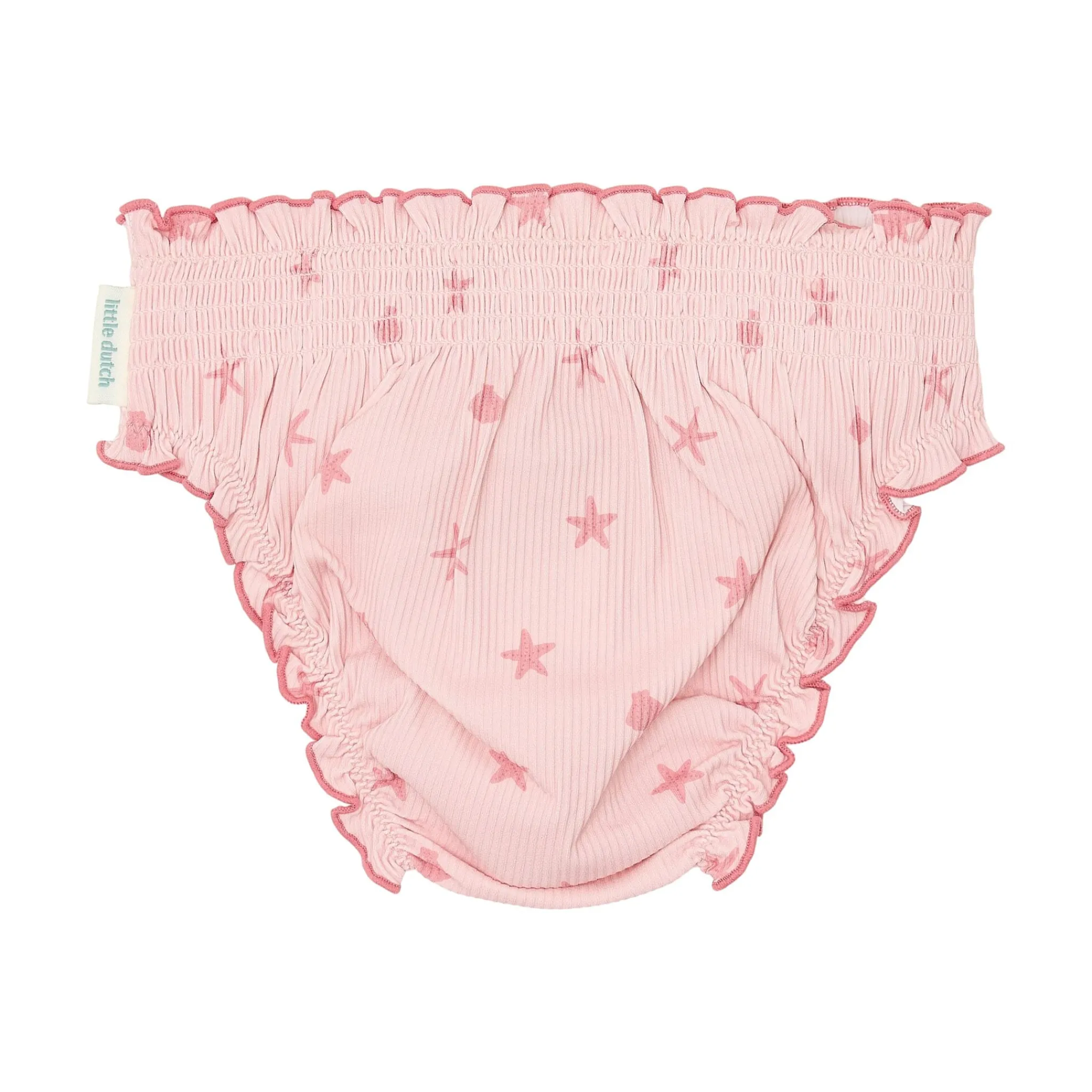 Little Dutch Swim briefs - Pink - Shells