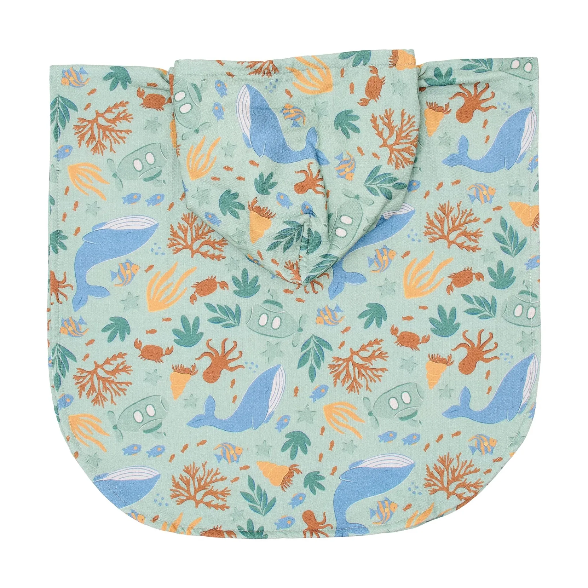 Little Dutch Swim Coll. 26 Beach poncho Ocean world Multicolour New