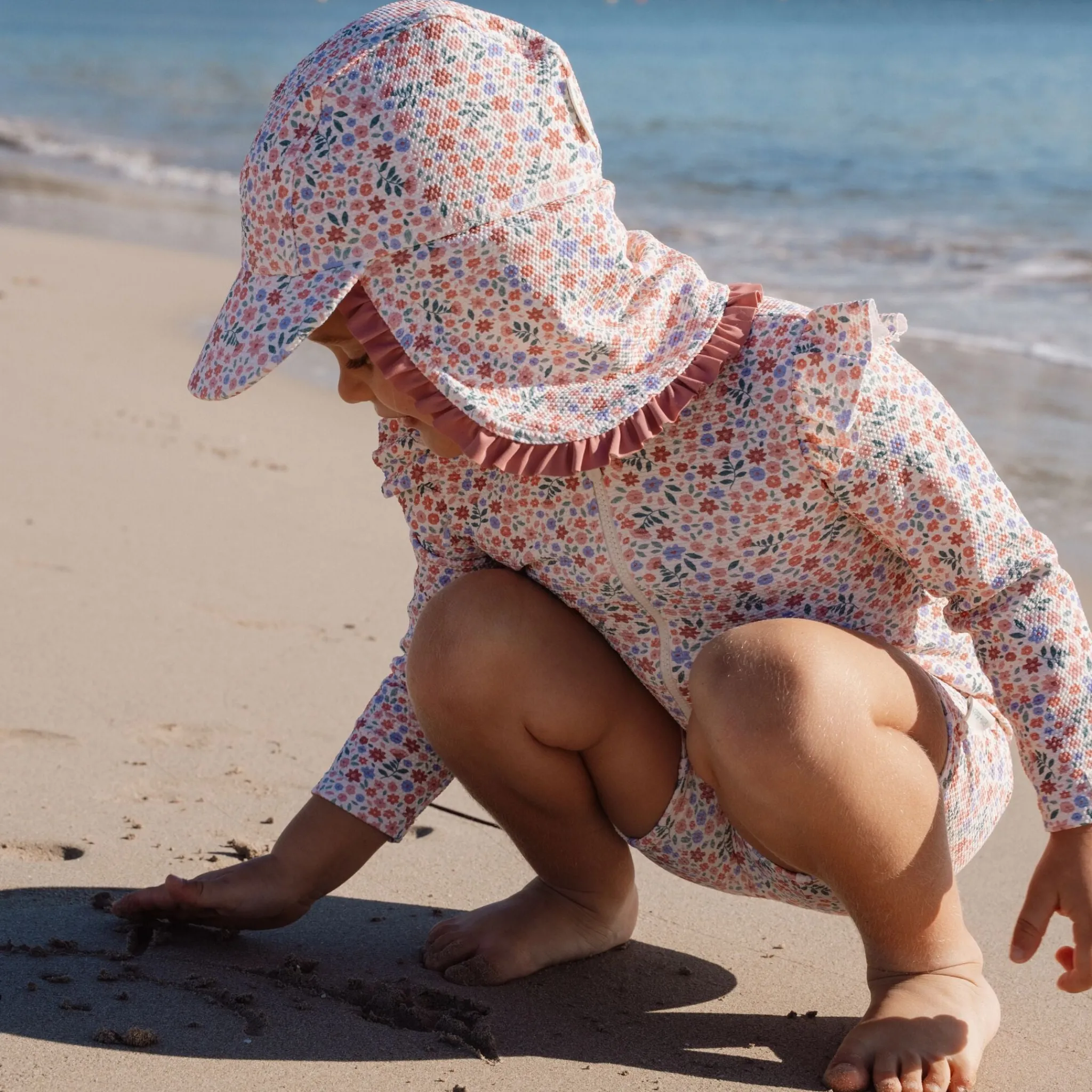Little Dutch Swimming cap - Floral print
