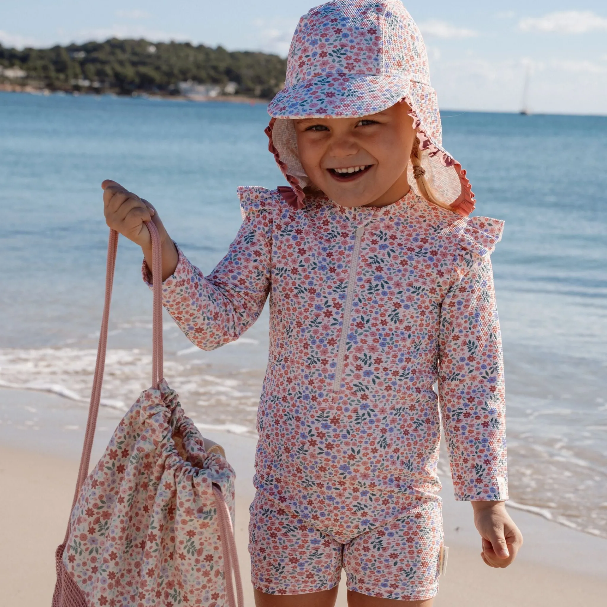 Little Dutch Swimming cap - Floral print