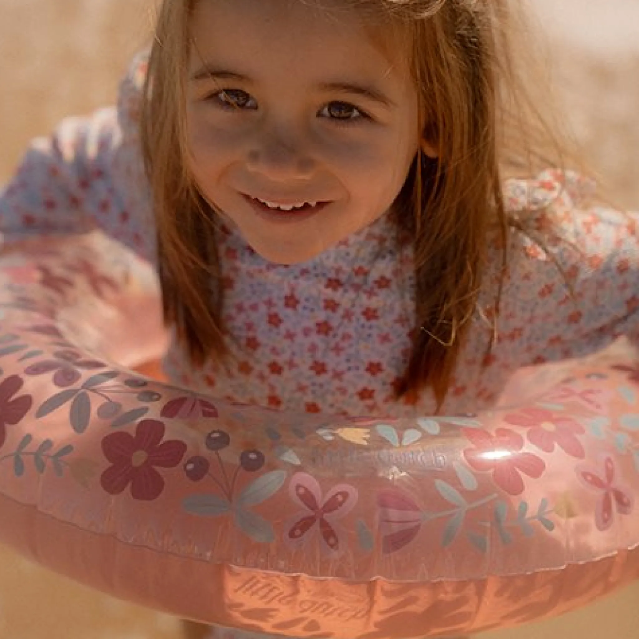 Little Dutch Swim Ring Pink Flowers 50 cm Online