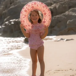 Little Dutch Swim Ring Pink Flowers 50 cm Online
