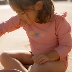 Little Dutch Swim shirt long sleeve - Pink - Ocean Treasures Hot