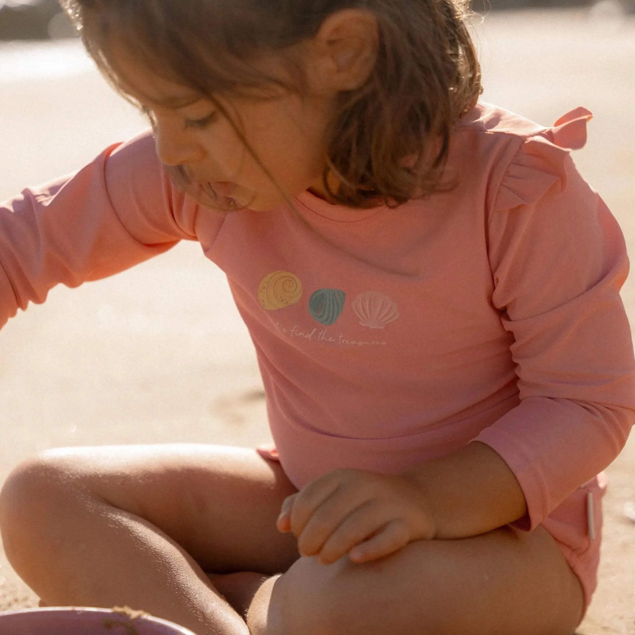 Little Dutch Swim shirt long sleeve - Pink - Ocean Treasures Hot