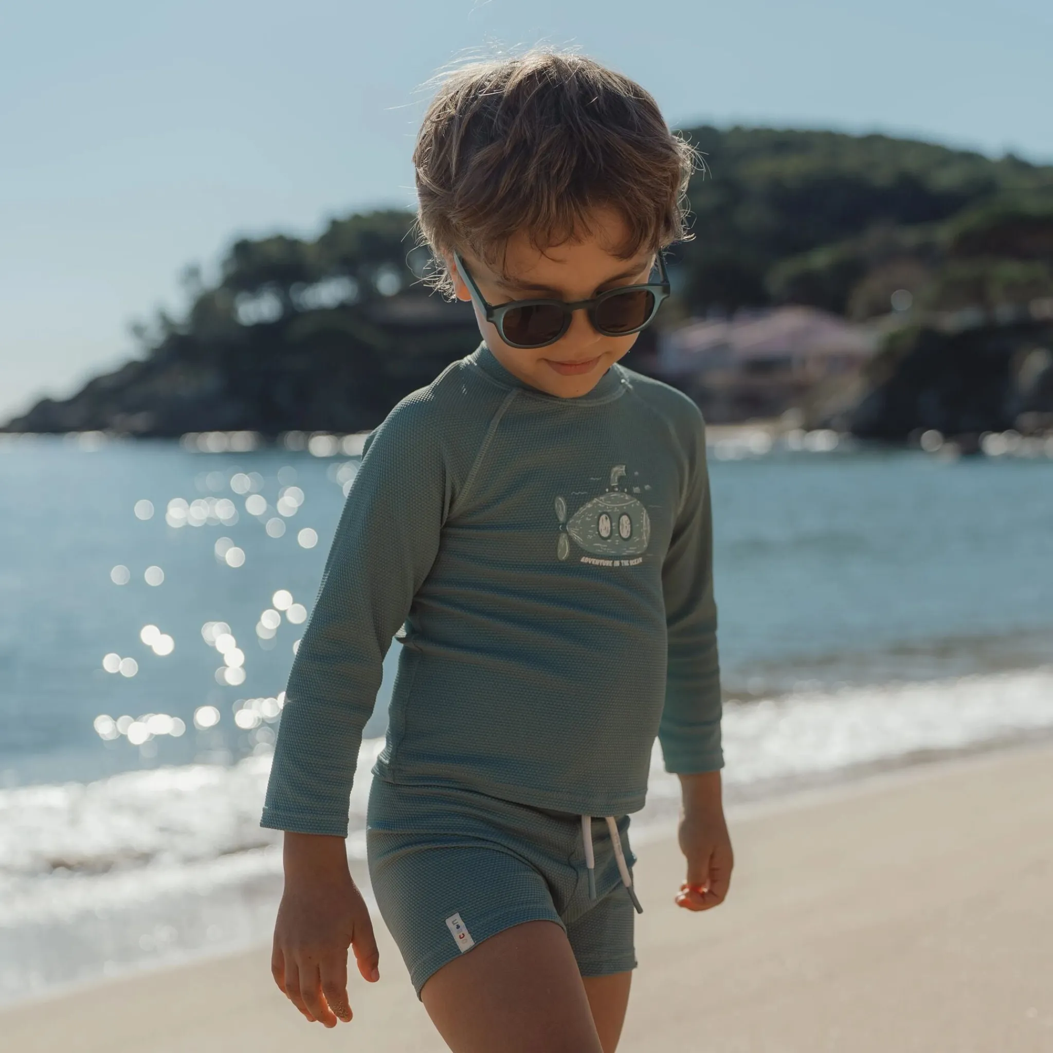 Little Dutch Swim shirt long sleeve - UPF 40 - Green Sale