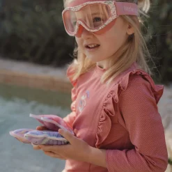 Little Dutch Swim shirt long sleeve - UPF 40 - Pink - Glitter