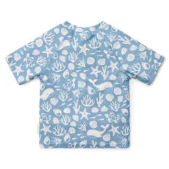 Little Dutch Swim shirt short sleeve - Light blue - Sea Life Online