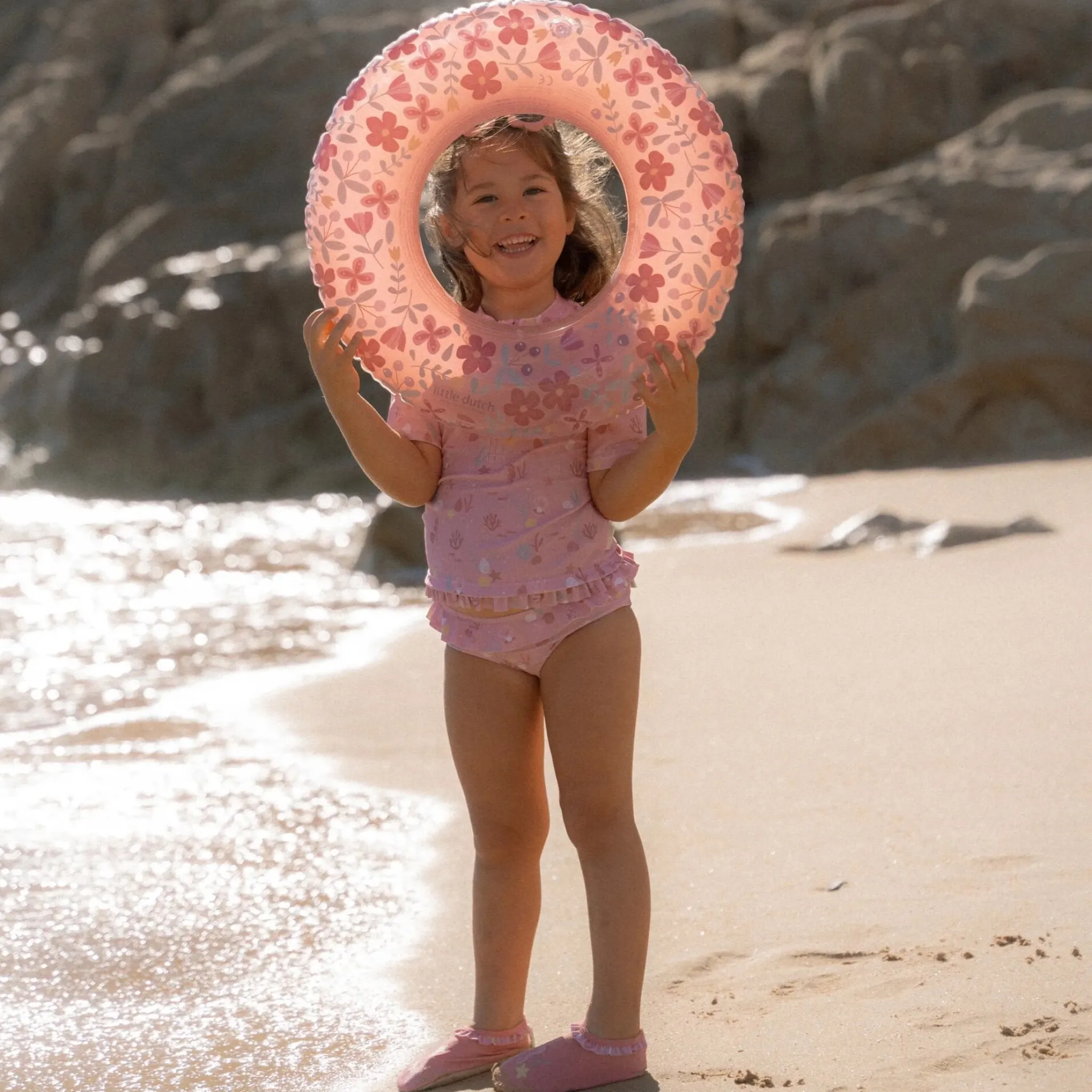 Little Dutch Swim shirt short sleeve - Multicolored - Ocean Treasures Outlet