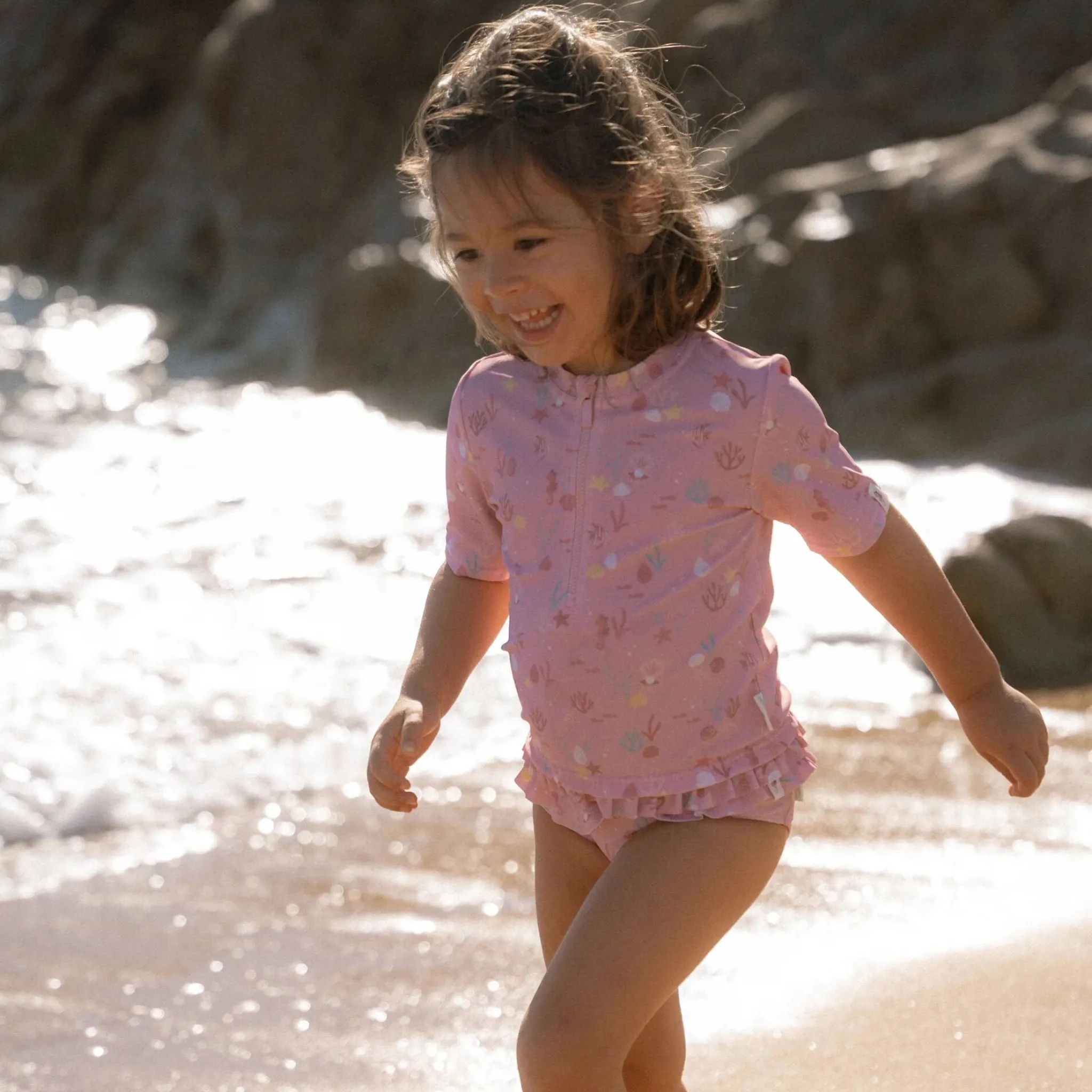 Little Dutch Swim shirt short sleeve - Multicolored - Ocean Treasures Outlet