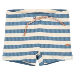 Little Dutch Swim Shorts - Blue - Ocean Blue Stripes Outlet