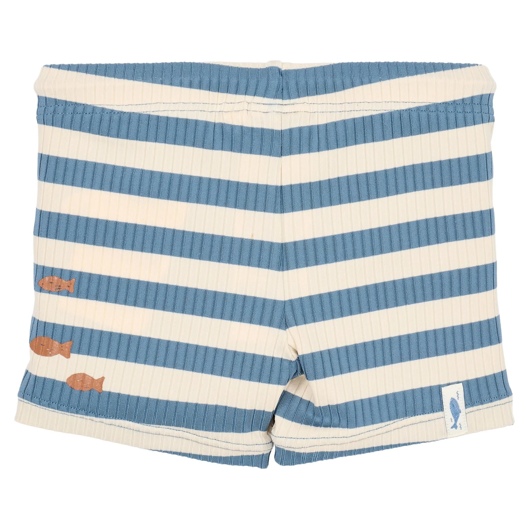 Little Dutch Swim Shorts - Blue - Ocean Blue Stripes Outlet