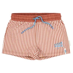 Little Dutch Swim shorts - Brown - Ocean Brown Stripes Outlet