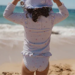 Little Dutch Swim shorts - Purple - Stripes Outlet