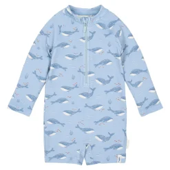 Little Dutch Swimsuit long sleeve - UPF 40 - Blue - Ocean Splash Best