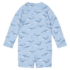 Little Dutch Swimsuit long sleeve - UPF 40 - Blue - Ocean Splash Best