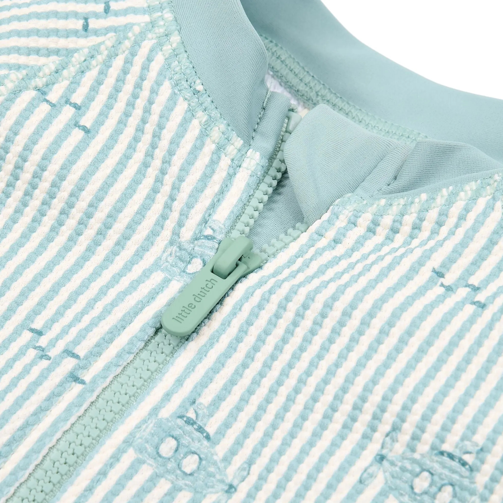 Little Dutch Swimsuit long sleeve - UPF 40 - Green - Ocean Adventure Best