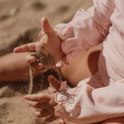 Little Dutch Swimsuit long sleeve - UPF 40 - Pink - Shells Outlet