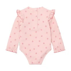 Little Dutch Swimsuit long sleeve - UPF 40 - Pink - Shells Outlet