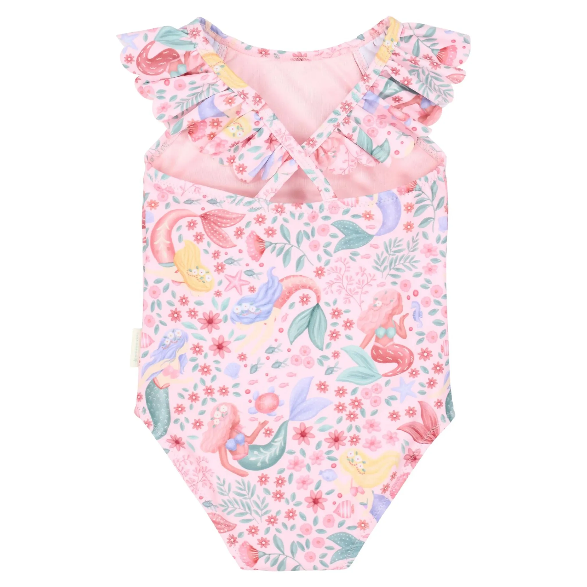 Little Dutch Swimsuit - Pink - Mermaid Print Outlet
