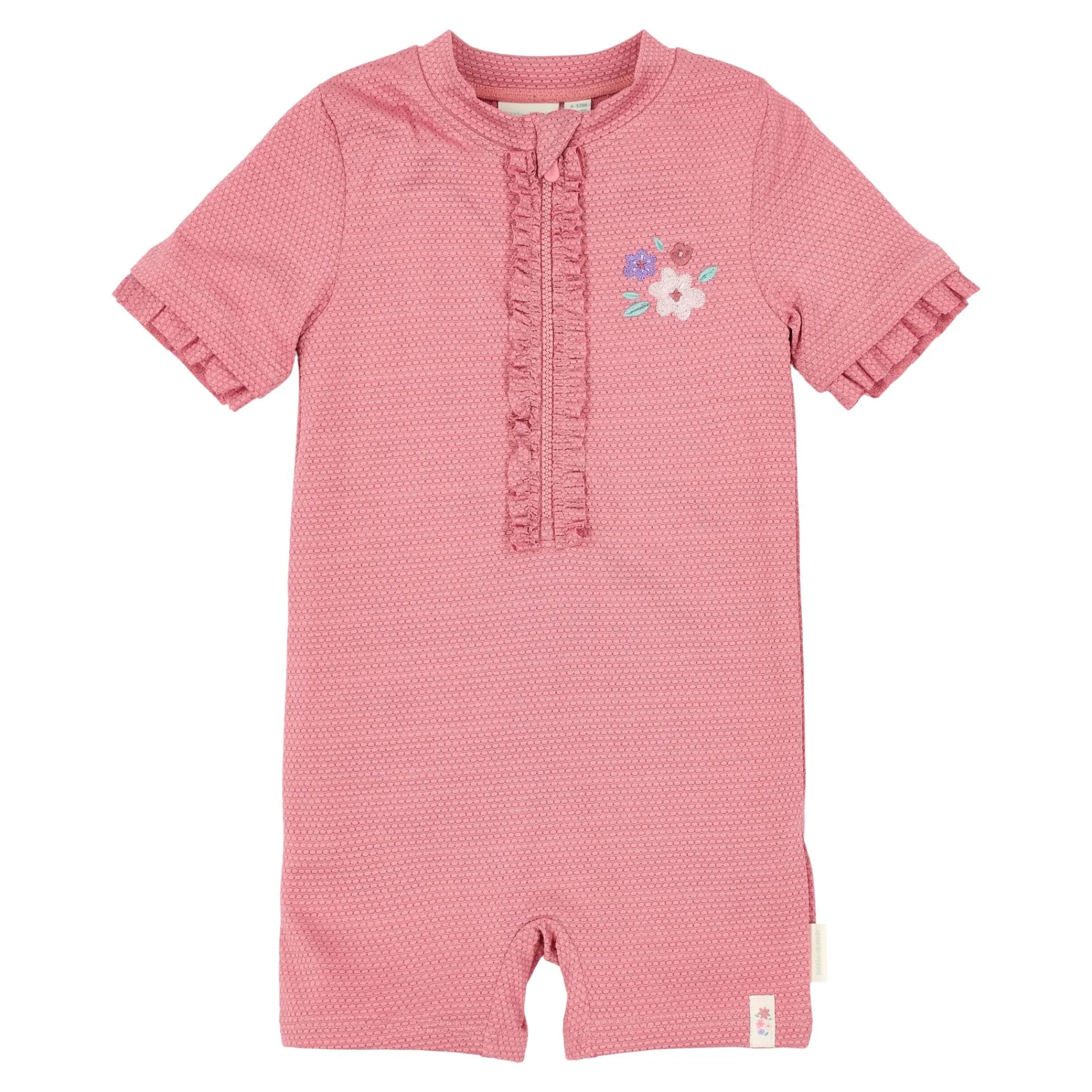 Little Dutch Swimsuit short sleeve - Pink - Glitter Sale