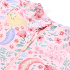Little Dutch Swimsuit short sleeve - Pink - Mermaid print Hot