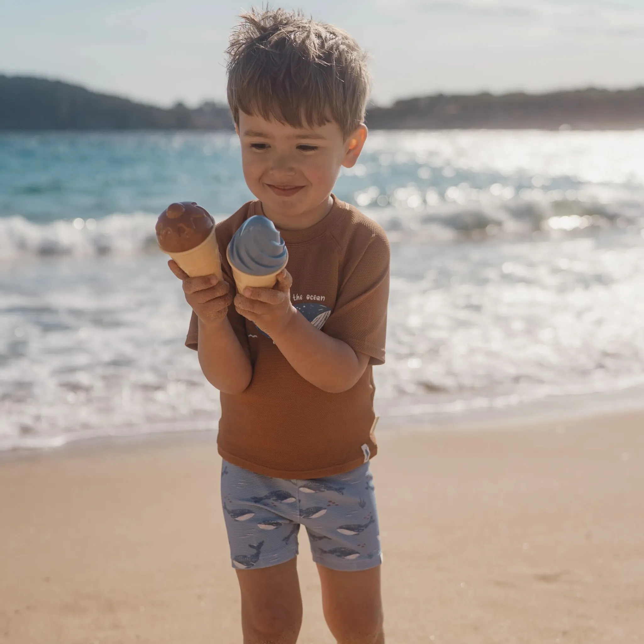 Little Dutch Swim Trunks - Blue - Ocean Splash Sale