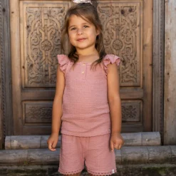 Little Dutch Tank top - Ruffles - Pink Online