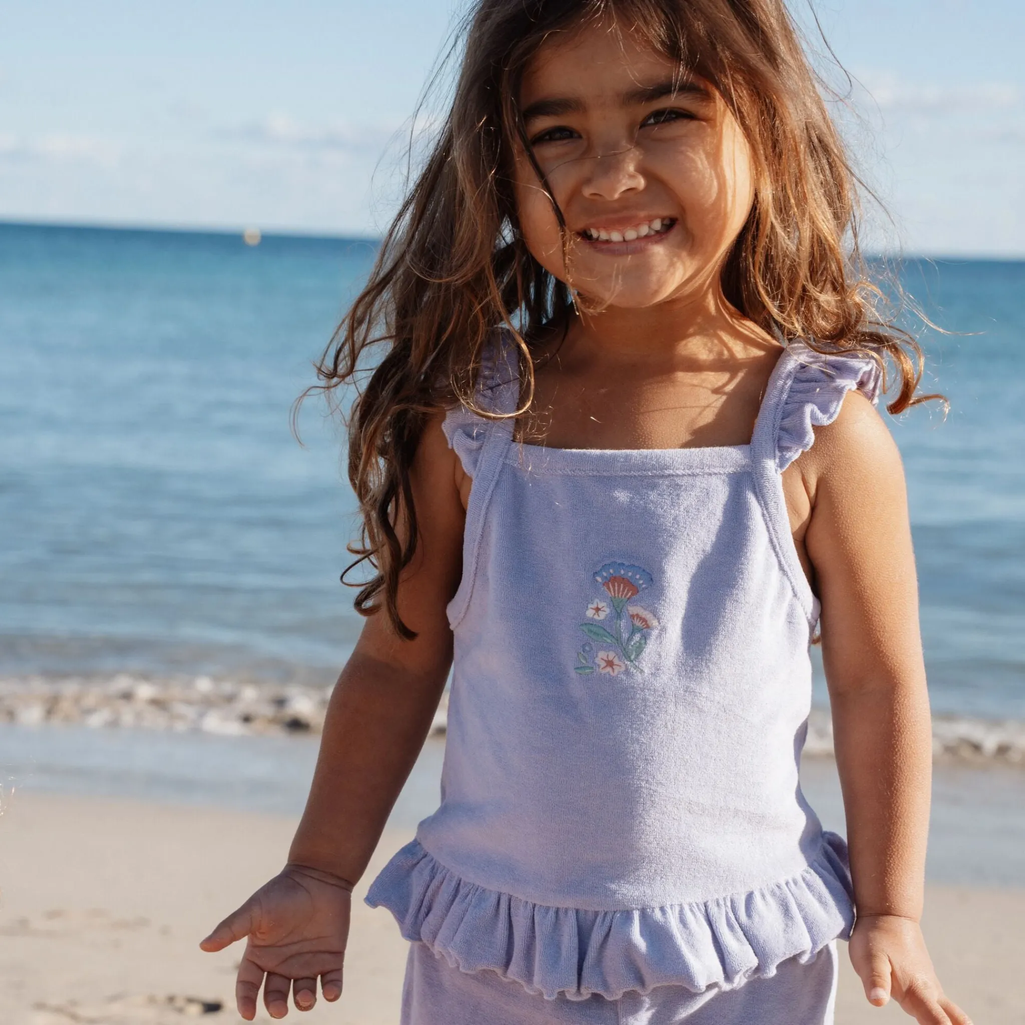 Little Dutch Top and short set - Purple Online