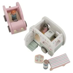 Little Dutch Toy car with caravan - Multicolored - Essentials Clearance