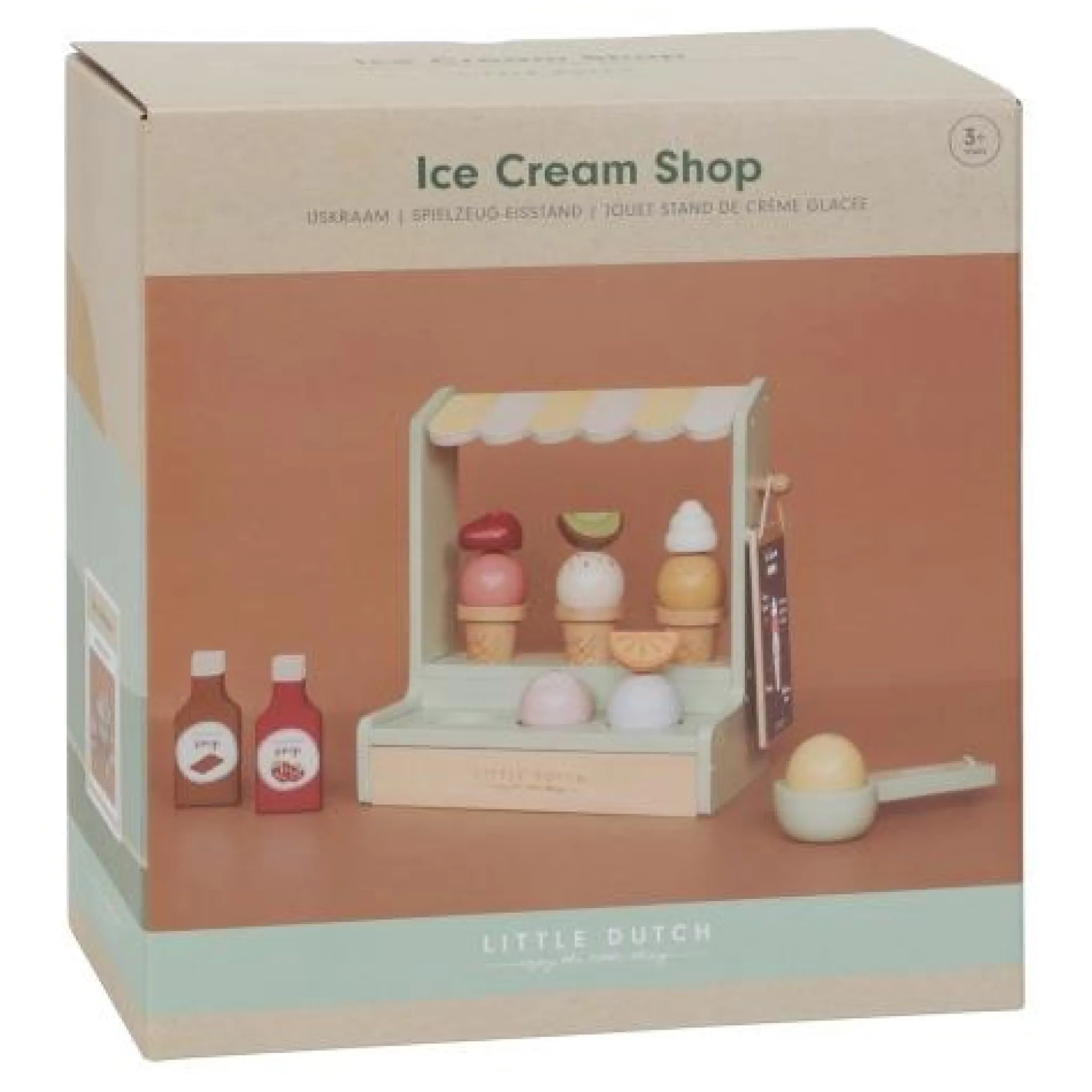 Little Dutch Toy ice cream stand - Multicolored - Essentials Discount