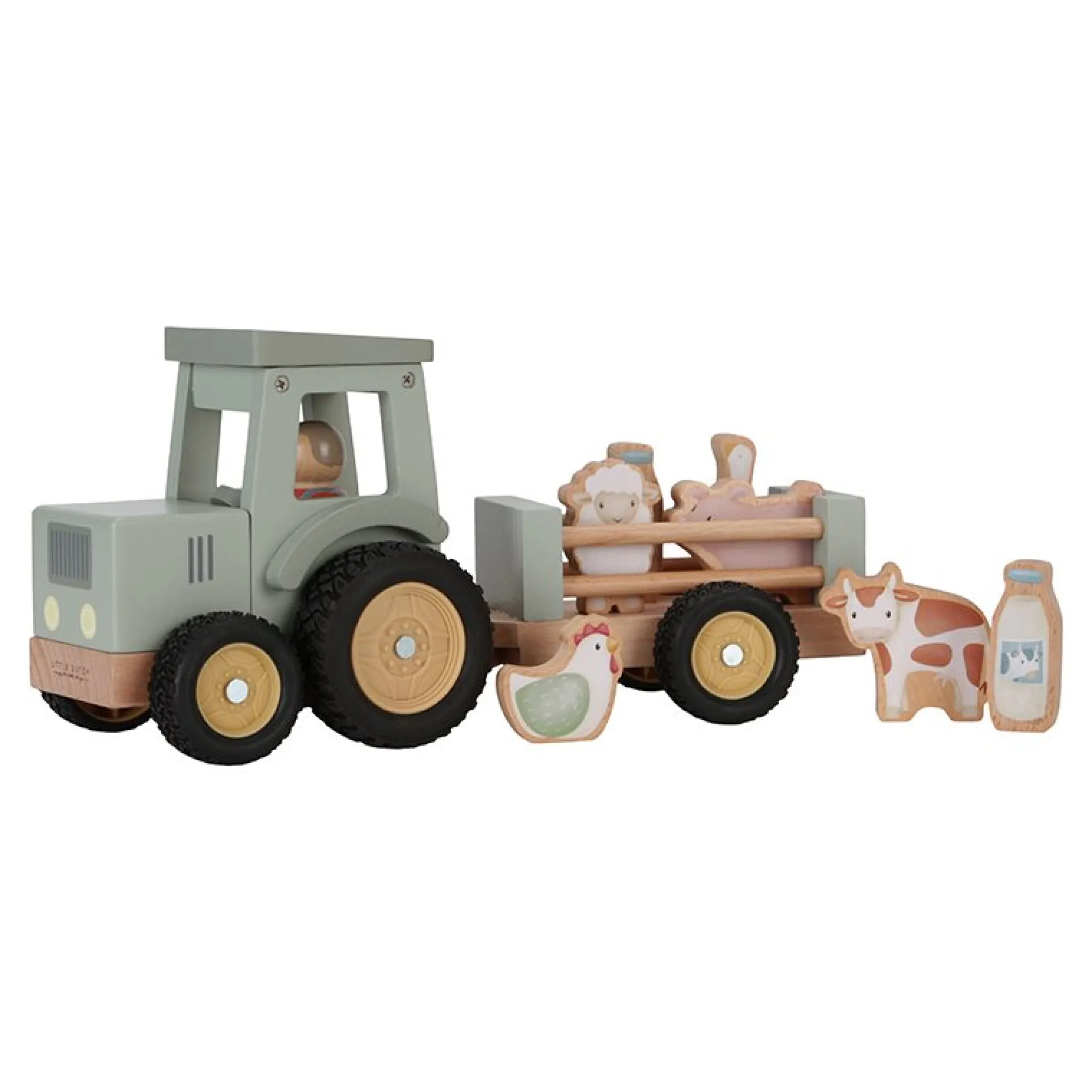 Little Dutch Tractor with trailer Little Farm Discount