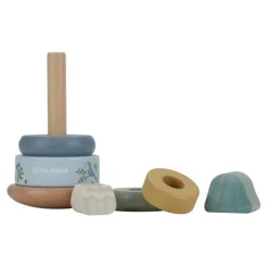 Little Dutch Tumble stacker - Blue - Forest Friends Clearance