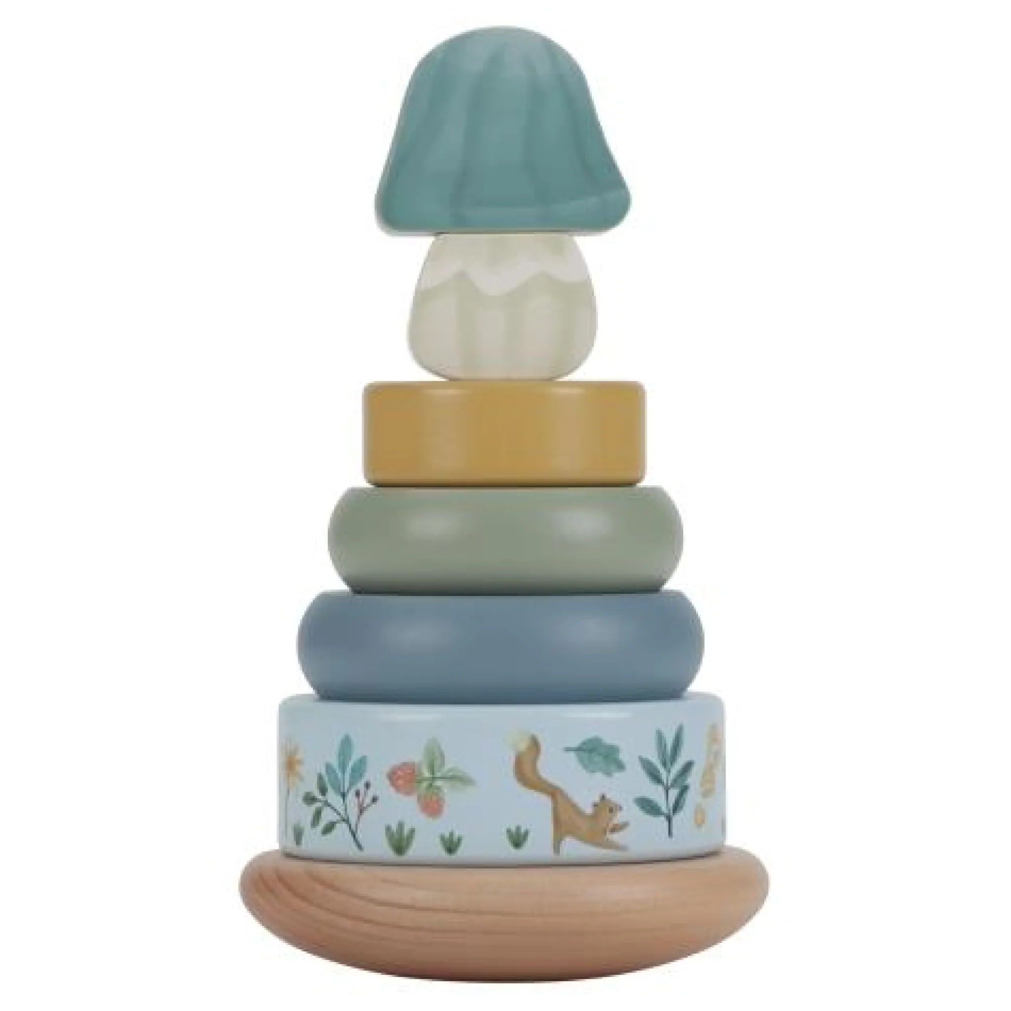 Little Dutch Tumble stacker - Blue - Forest Friends Clearance