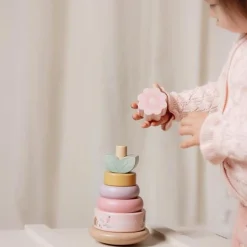 Little Dutch Tumble stacker - Pink - Fairy Garden Outlet