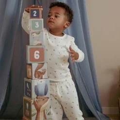 Little Dutch Two-piece pajamas - White - Forest Friends - Forest Treasures New