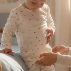 Little Dutch Two-piece pajamas - White - Forest Friends - Forest Treasures New