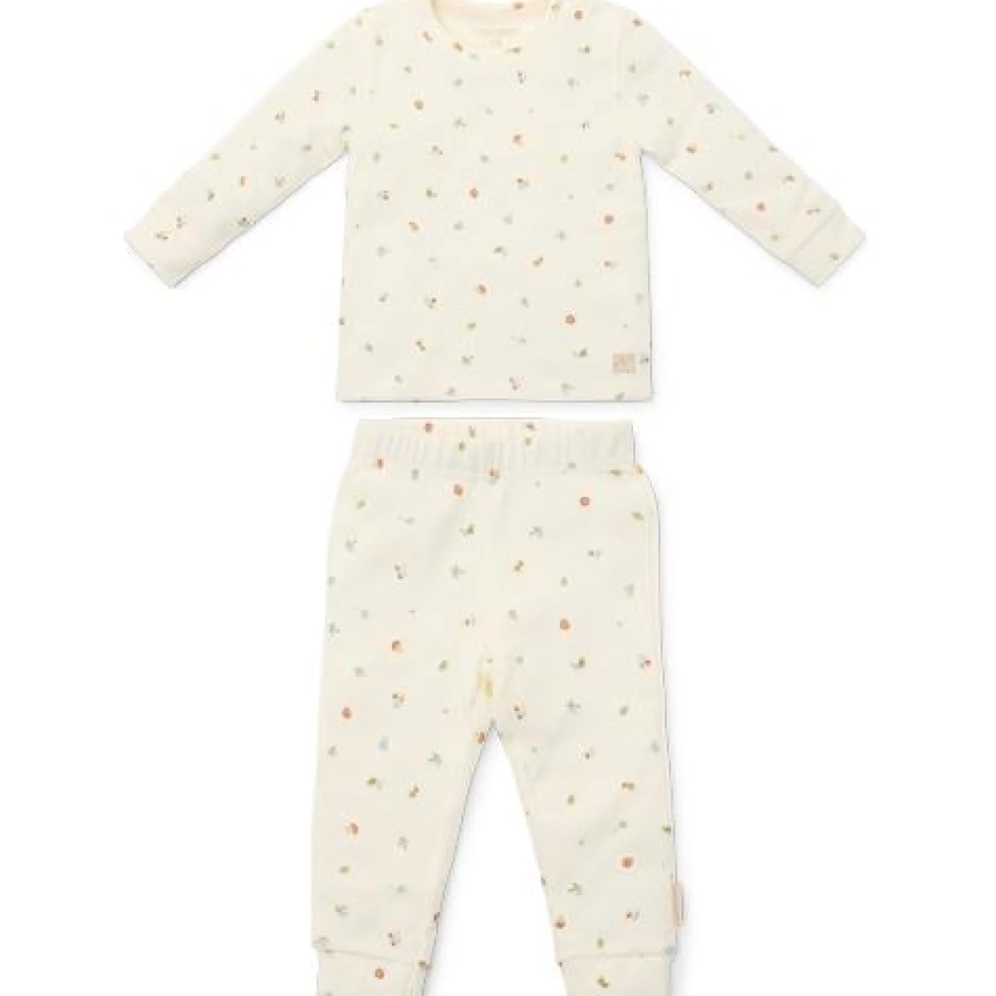 Little Dutch Two-piece pajamas - White - Forest Friends - Forest Treasures New