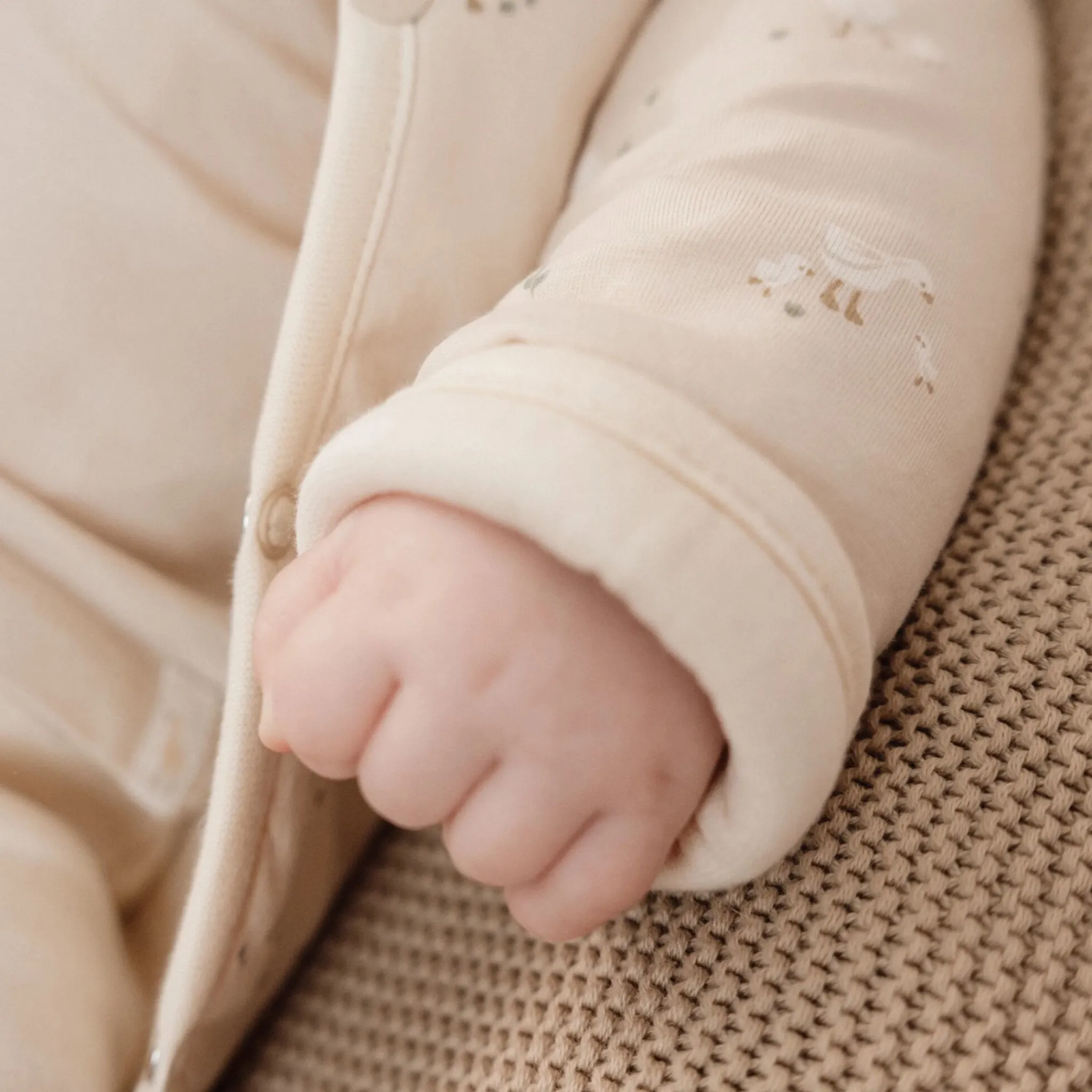 Little Dutch Vest - Beige - Newborn Naturals - Little Goose Clearance