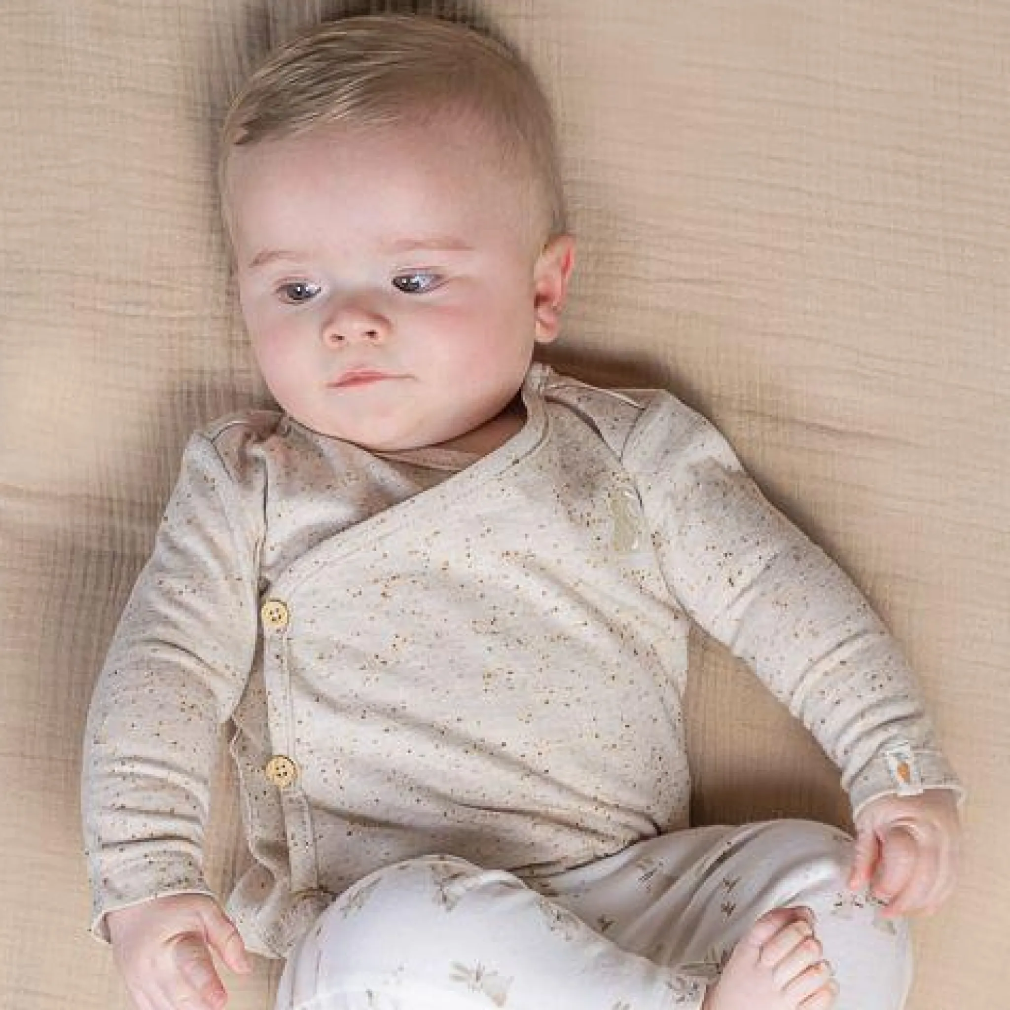 Little Dutch Vest - Sand - Newborn Naturals Sale