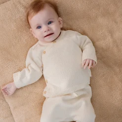 Little Dutch Vest - White - Newborn Naturals New